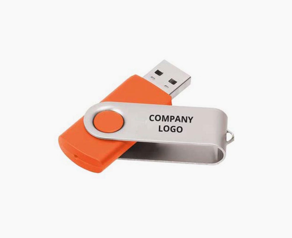 logoed flash drive