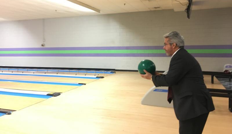 staff bowling outing