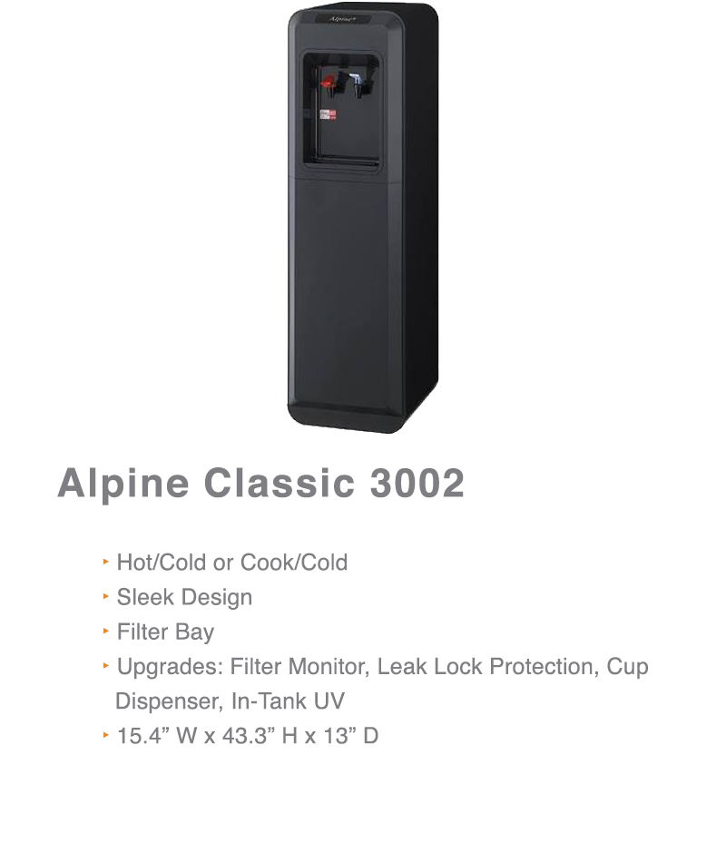 Alpine Classic Water Cooler