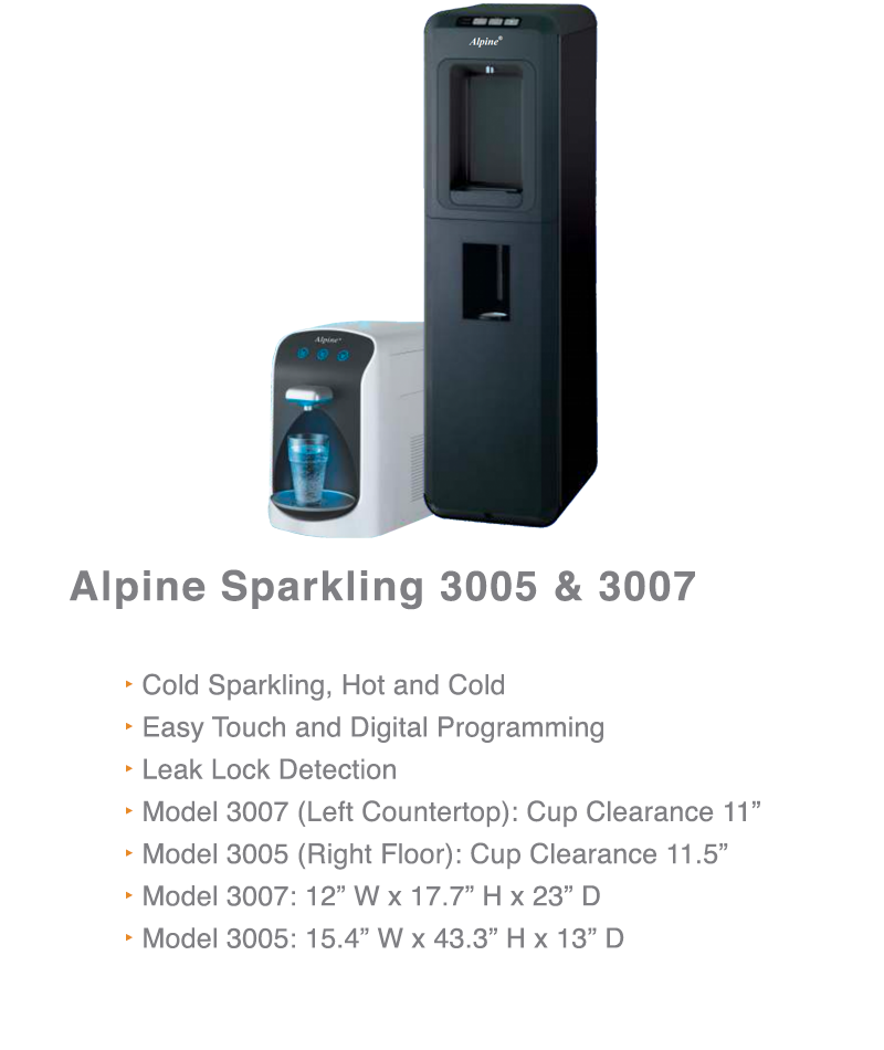 Alpine Sparkling Water Coolers