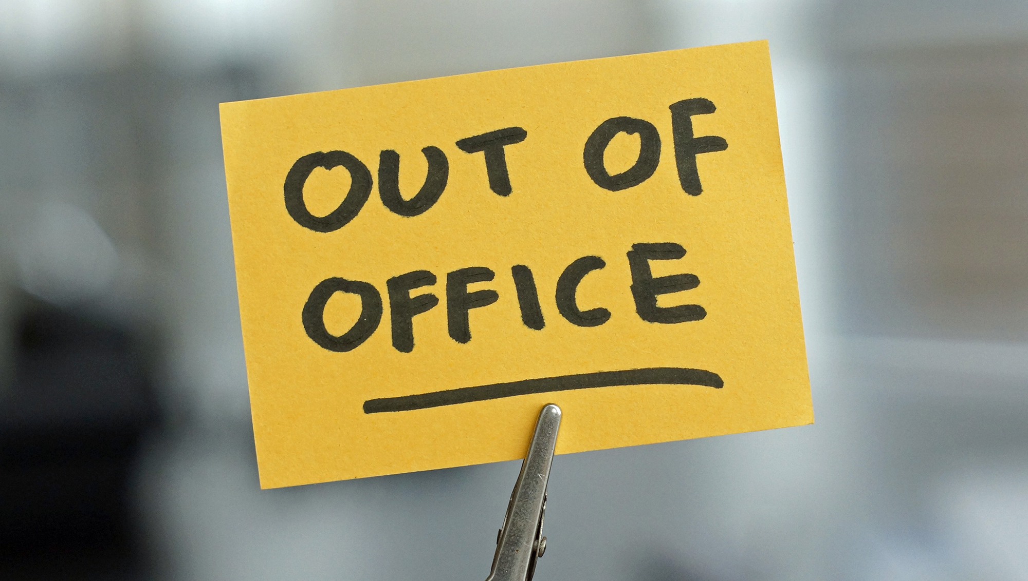 Out Of Office Note