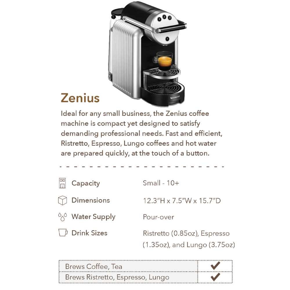 Zenius, Coffee Machine For Business